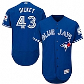 Toronto Blue Jays #43 R.A. Dickey Blue 2016 Flexbase Collection Baseball Jersey DingZhi,baseball caps,new era cap wholesale,wholesale hats